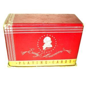 United States Playing Card Co. 2 Pack Set Early American Patriotic Americana